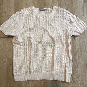 Croft & Barrow Cream Crewneck Sweater